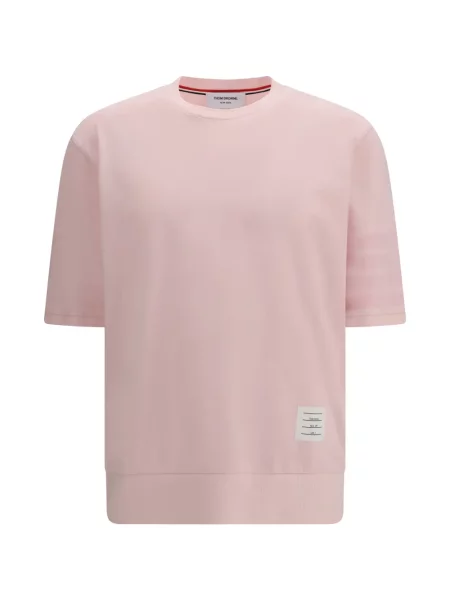 Tricou Thom Browne scurt roz