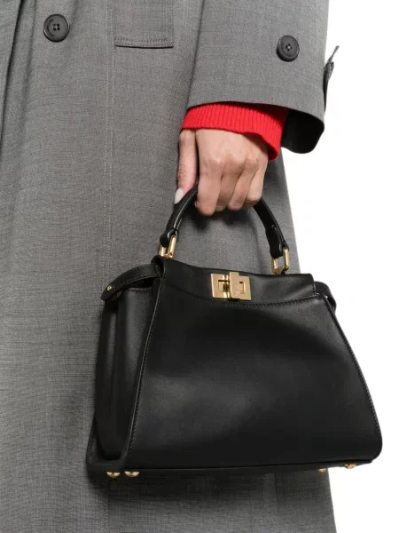 Geantă shopper Fendi negru