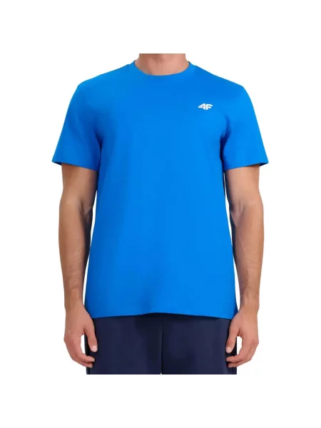 Koszulka 4F T-shirt regular fit. niebieska
