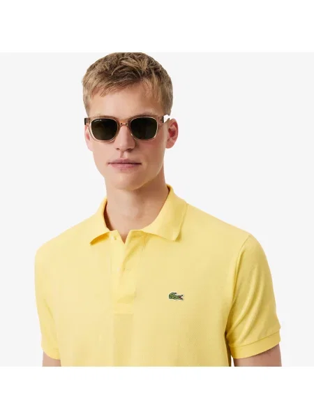 Поло Lacoste желтое