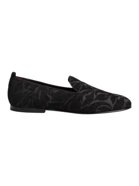 Półbuty Dolce And Gabbana skórzane czarne