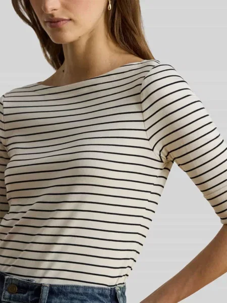 Męski t-shirt o kroju regular fit z mieszanki bawełny Lauren Ralph Lauren