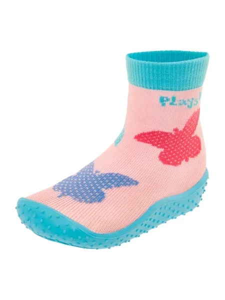 PLAYSHOES Natikače Schmetterlinge / svijetloplava / roza / malina plava