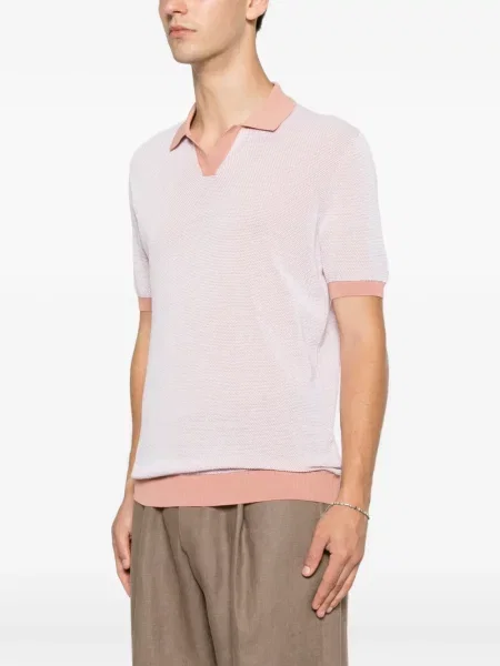 Scurt tricou Gran Sasso tricotate roz