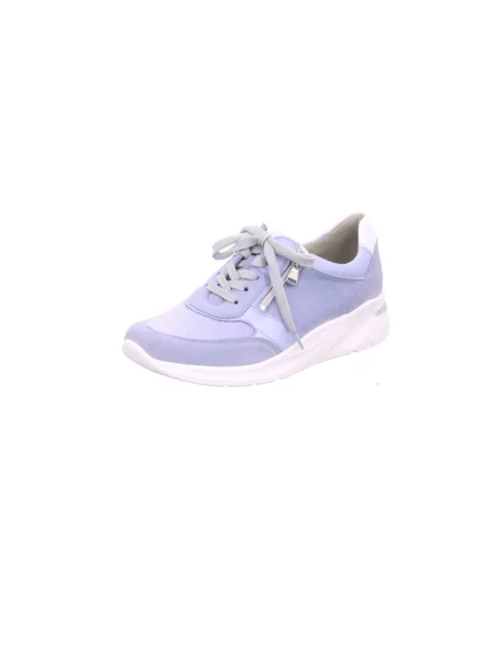 Sneakersy Waldläufer skórzane niebieskie