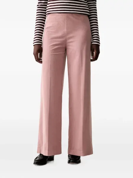 Cu centură pantaloni Marc O'polo de catifea cord roz