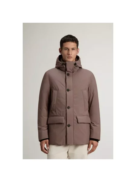 Parka Woolrich brązowa