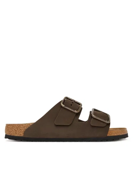 Pantofle Birkenstock s přezkou béžové