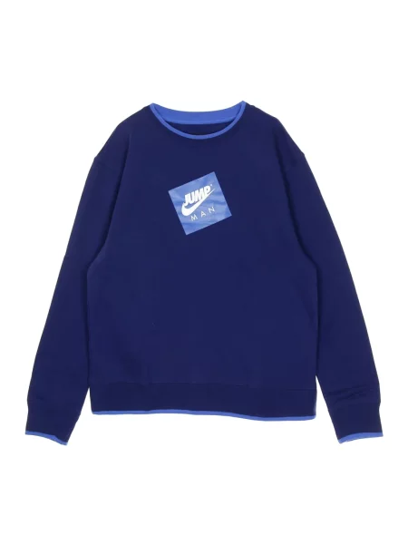 Bluza sportowa Jordan z nadrukiem niebieska