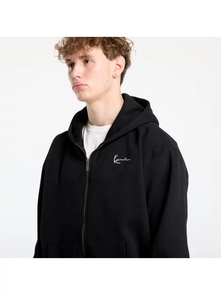 Суитшърт Karl Kani Chest Signature Essential Zip Hoodie Black M черно