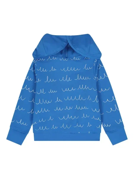 Bluza z kapturem dziecięca Stella Mccartney niebieska