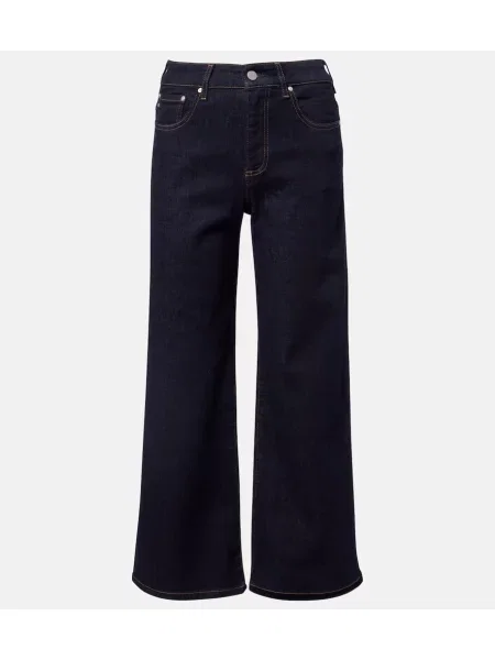 Cropped farmerek Ag Jeans fekete