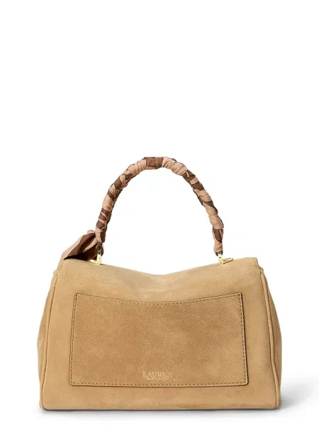 Klasična torbica Lauren Ralph Lauren bež