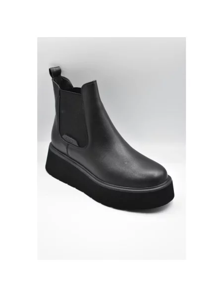 Sztyblety Janet & Janet skórzane czarne