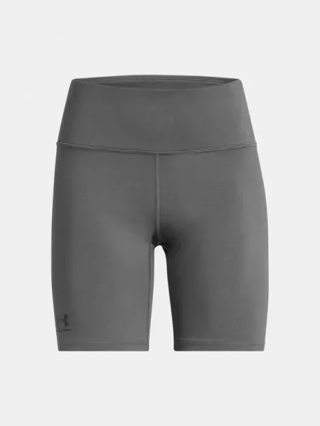 Къс панталон за трениране Under Armour Rival с изчистен дизайн с висока талия черно