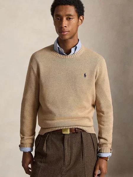 Polo Ralph Lauren pulover pentru bărbați din bej