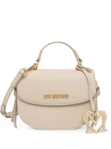 Pandantiv Love Moschino cu motiv cu inimi cu autograf
