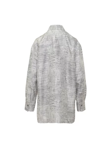 Koszula z długim rękawem Emerson Renaldi z długim rękawem z nadrukiem zwierzęcym szara