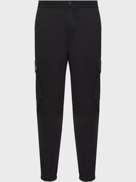 Штани карго Calvin Klein Jeans скінні чорні