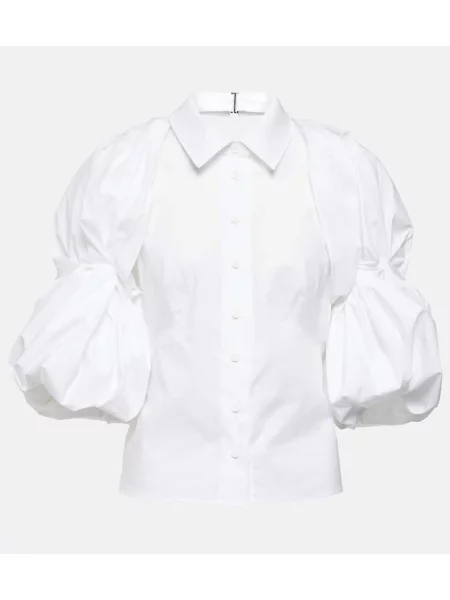 Cămașă Jacquemus din poplin alb