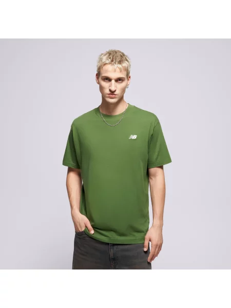 New Balance T-Shirt Sport Essentials Cotton T-Shirt zielona