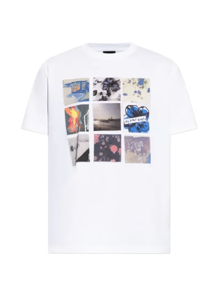 Tricou Ps Paul Smith cu imagine alb