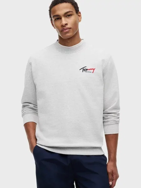 Світшот Tommy Jeans сірий