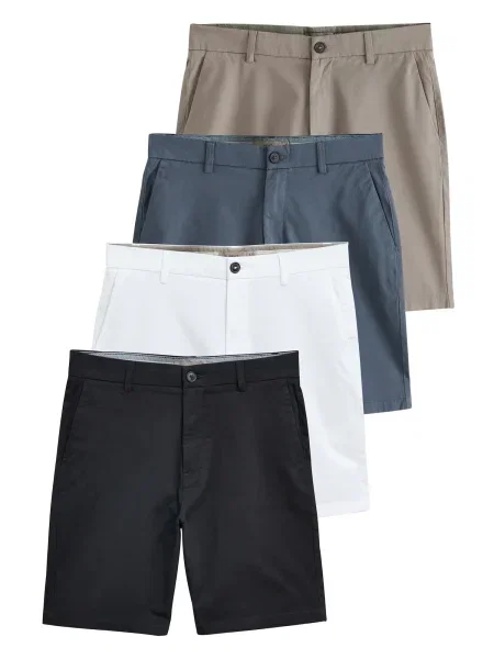 Next Chino kalhoty námořnická modř / režná / černá bílá