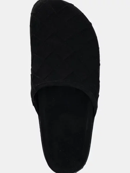 Замшевые тапочки Answear.lab черные