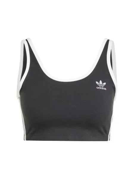 ADIDAS ORIGINALS Τοπ Adicolor μαύρο λευκό