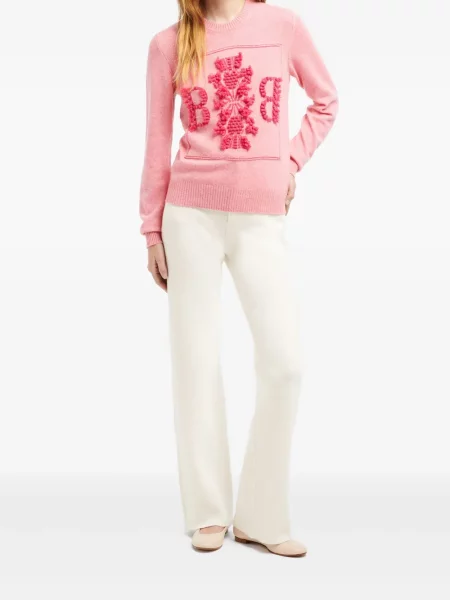 Pulover Barrie cu model floral roz