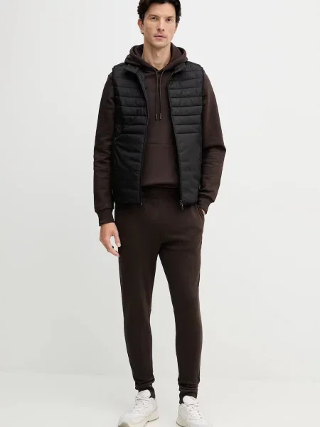 Спортивні штани Lacoste однотонна бежевий