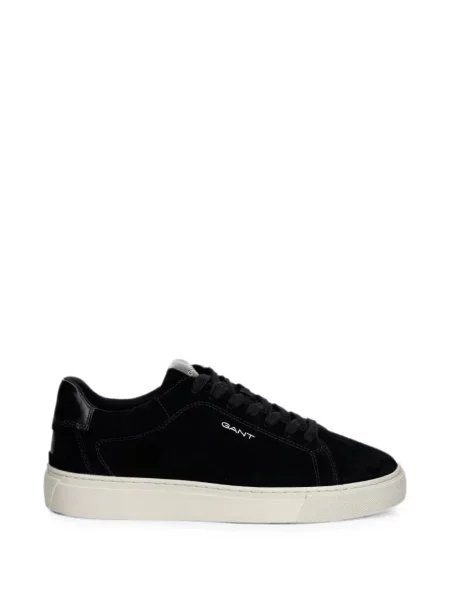 Sneakerși Gant din piele de căprioară cu imagine negru