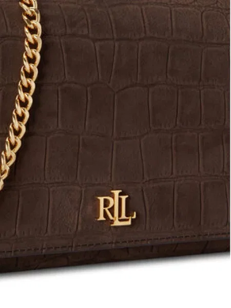 Kabelka LAUREN RALPH LAUREN hnědá
