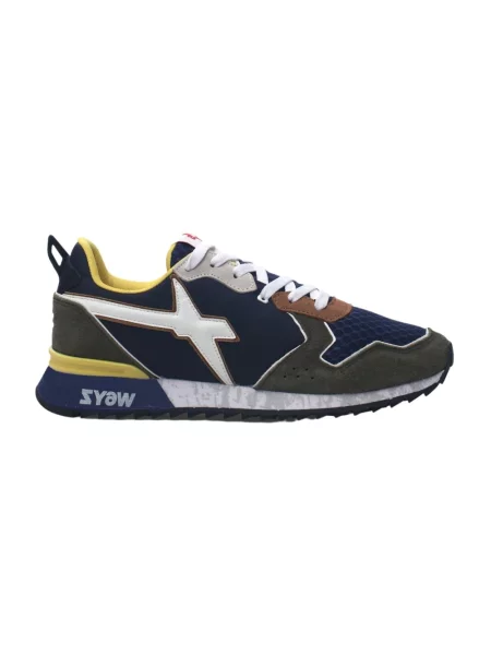 Sneakersy W6yz zamszowe niebieskie