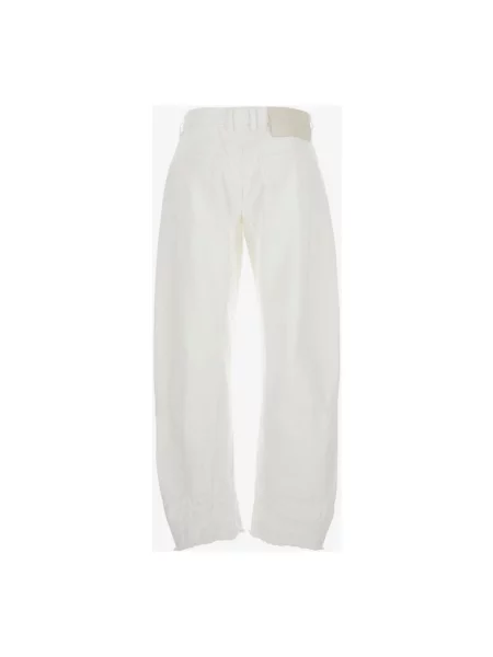 Jeansy Jil Sander białe