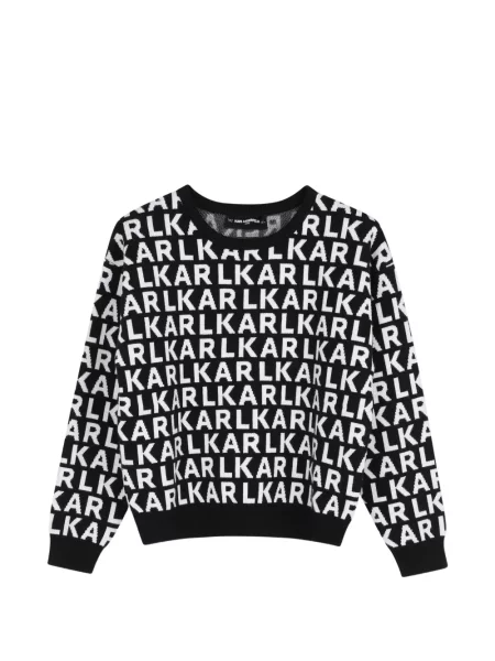 Sweter dziecięcy Karl Lagerfeld czarny