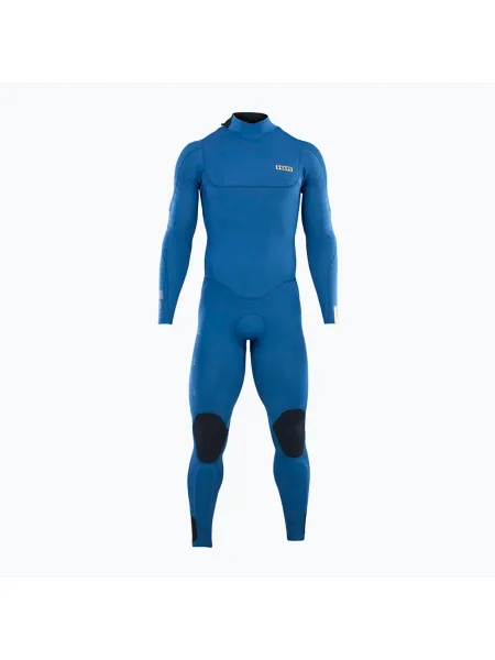 Мъжки неопренов костюм за плуване ION Seek Core Front Zip black/dark amber черно