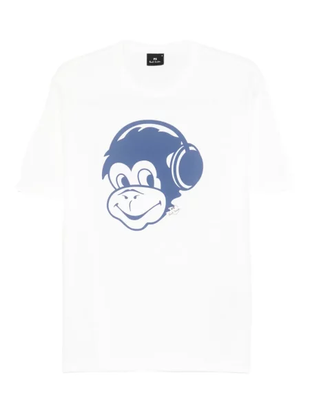 Tricou Ps Paul Smith cu imagine alb
