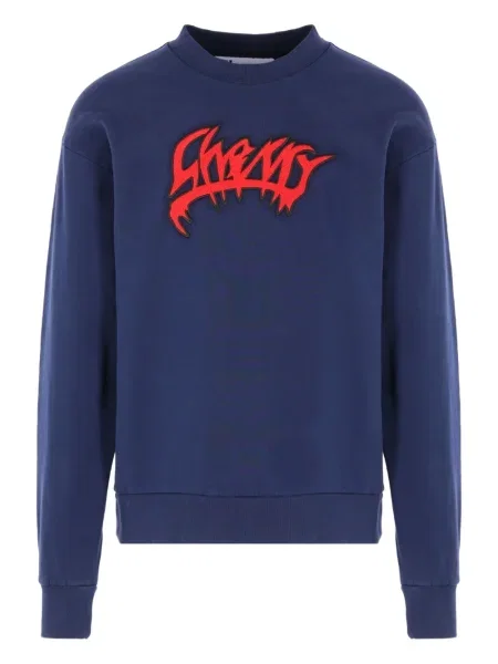 Hanorac crewneck Cherry World albastru