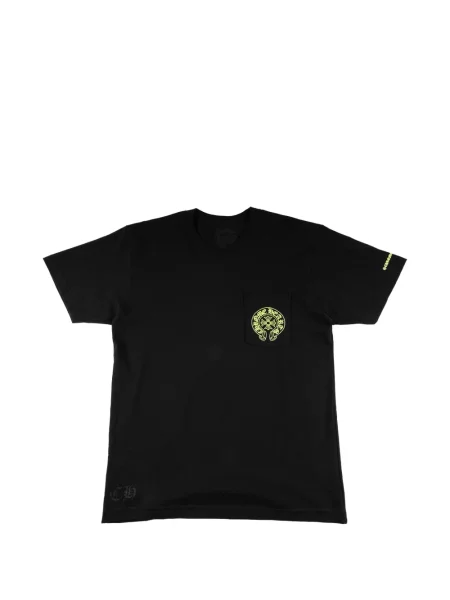 Tricou Chrome Hearts cu imagine cu motiv cu inimi negru