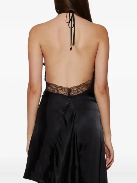 Rochie Vetements din dantelă de costum negru