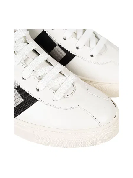 Sneakersy Bally skórzane białe