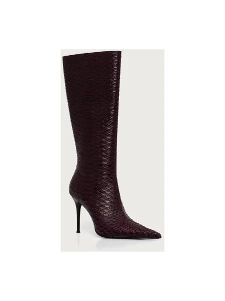 Botki Jeffrey Campbell skórzane brązowe