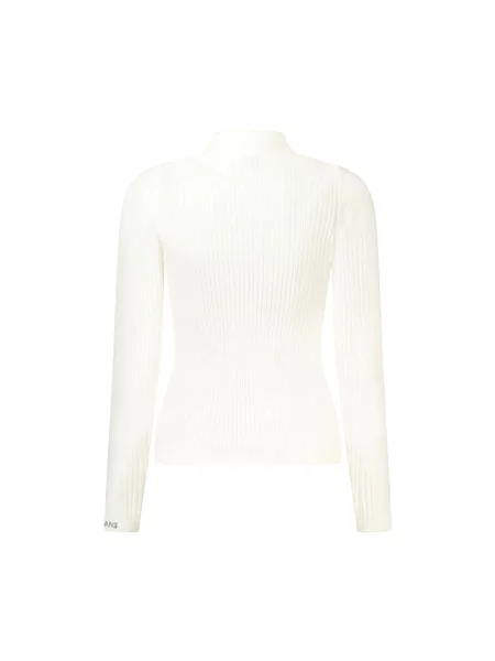 Sweter z golfem Pepe Jeans do golfa biały