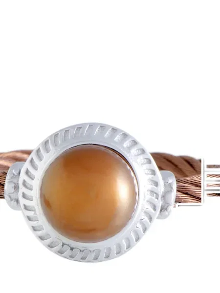 Пръстен Charriol камъни кафяво