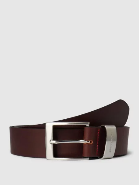 Skórzany z matową sprzączką Pierre Cardin