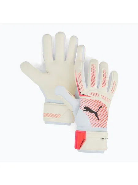 PUMA Ultra Pro NC kapus kesztyű puma fehér/izzó piros/puma fekete. Méret: 10 fehér