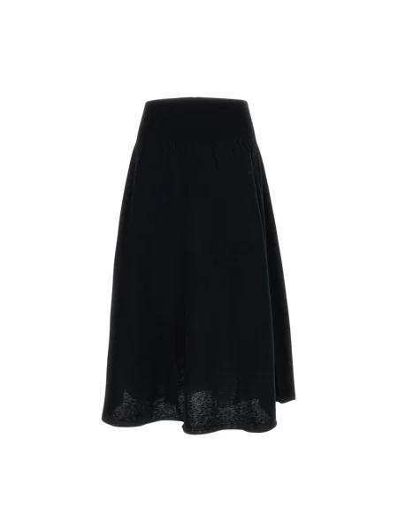Spódnica midi Extreme Cashmere wełniana czarna