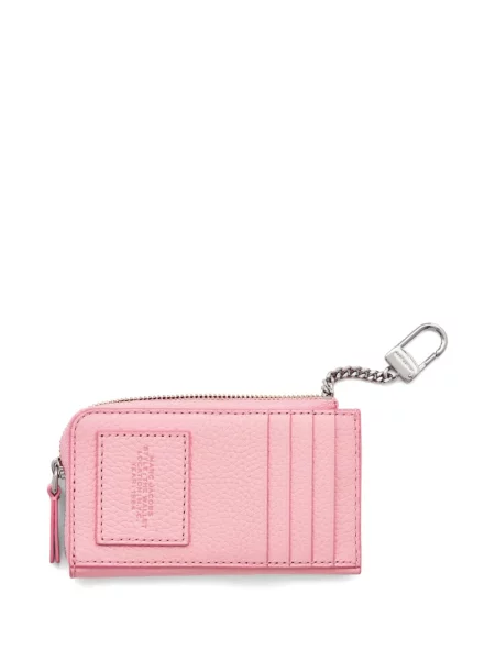 Kožená peněženka Marc Jacobs růžová